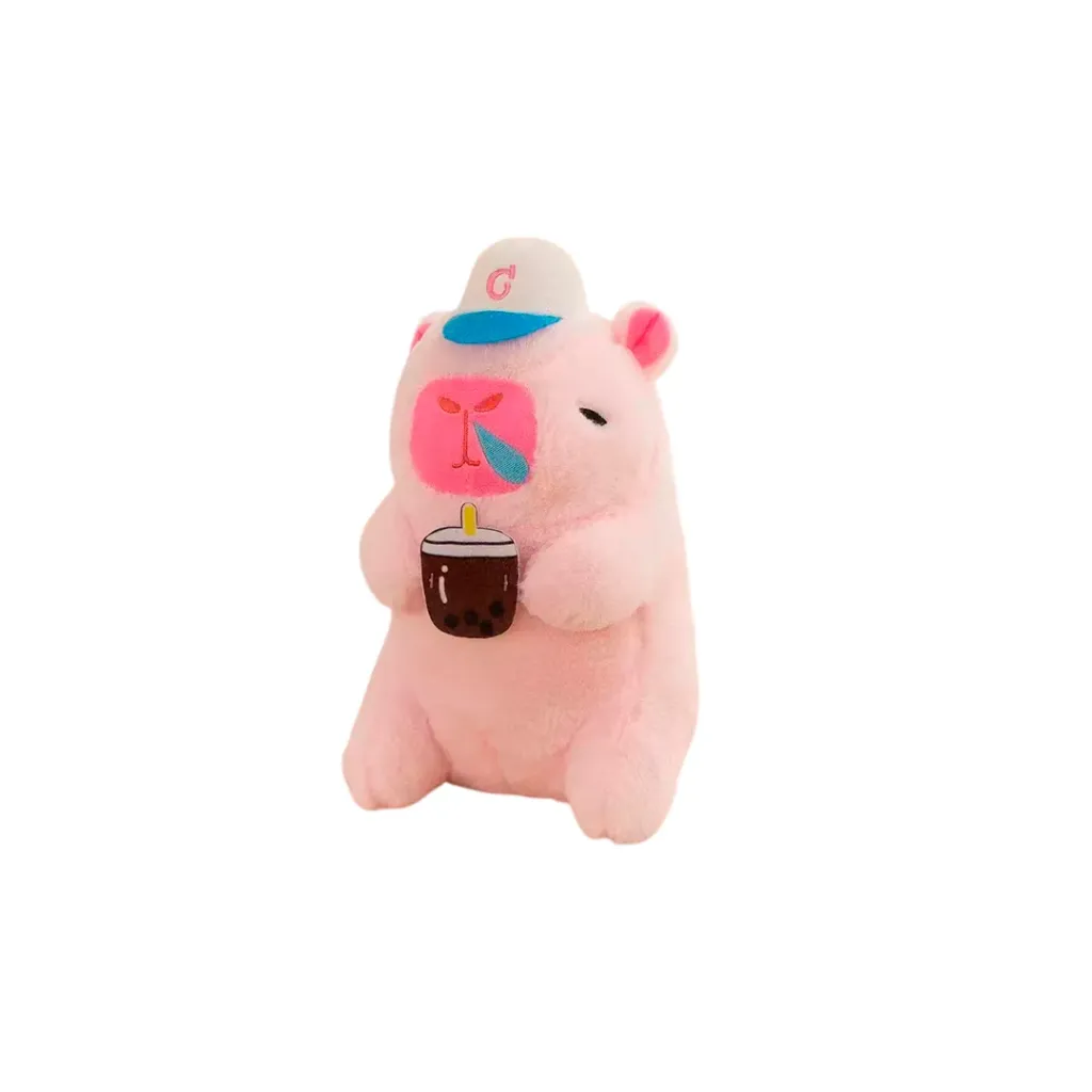 PELUCHE CAPIBARA CON MATCHA 8 PULGADAS