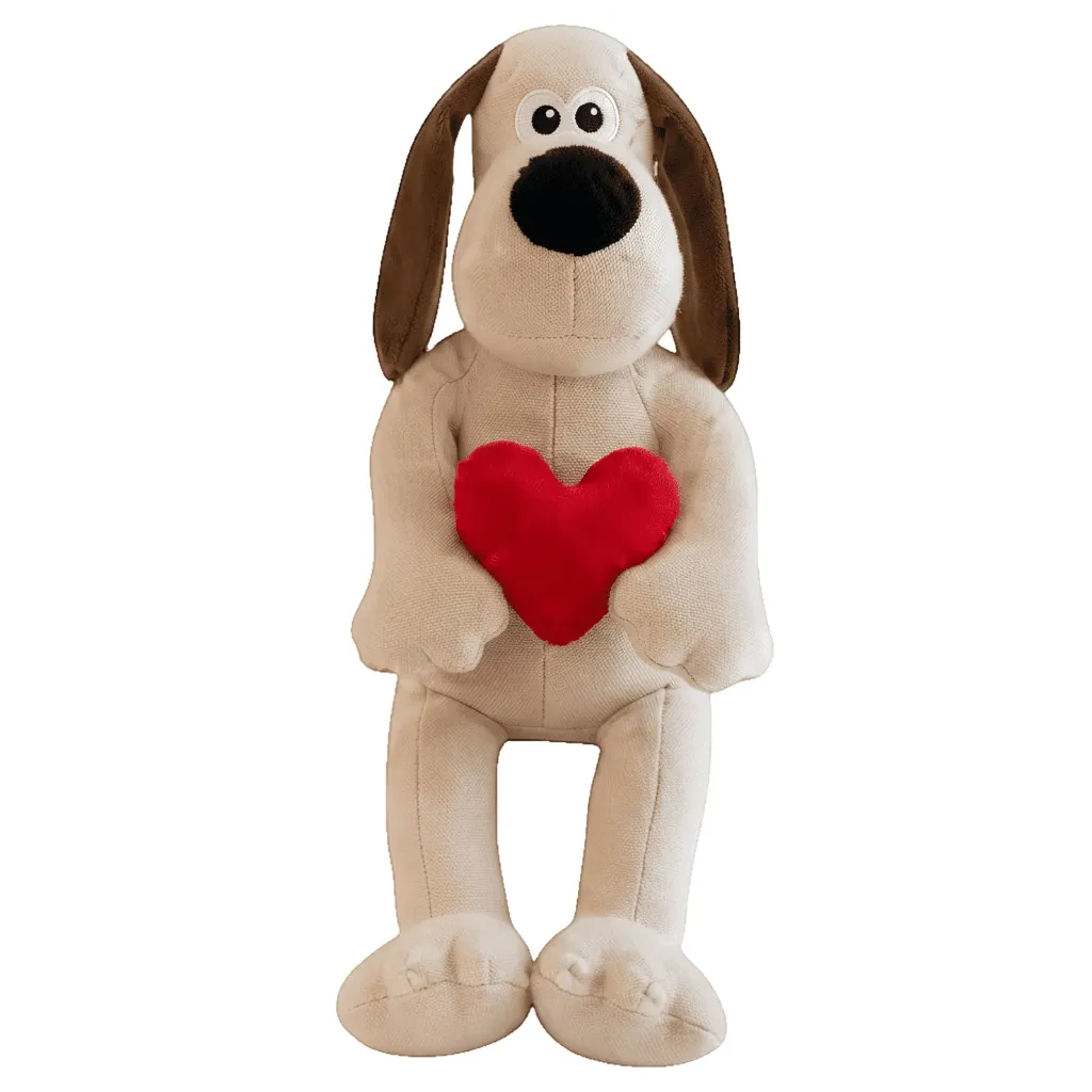 VN PELUCHE PERRO GUARDIAN CON CORAZON 70CM